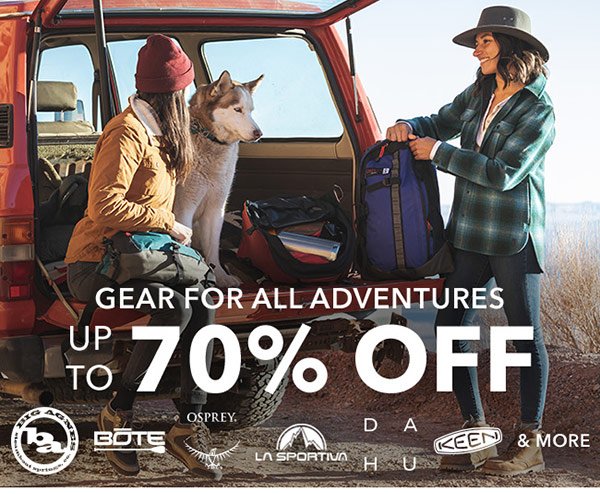 Gear up to 70% off