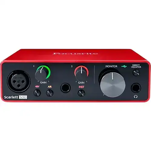 20% Off Focusrite Limited-time savings on select interfaces