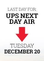 Last day for UPS NEXT DAY AIR - Friday, December 20