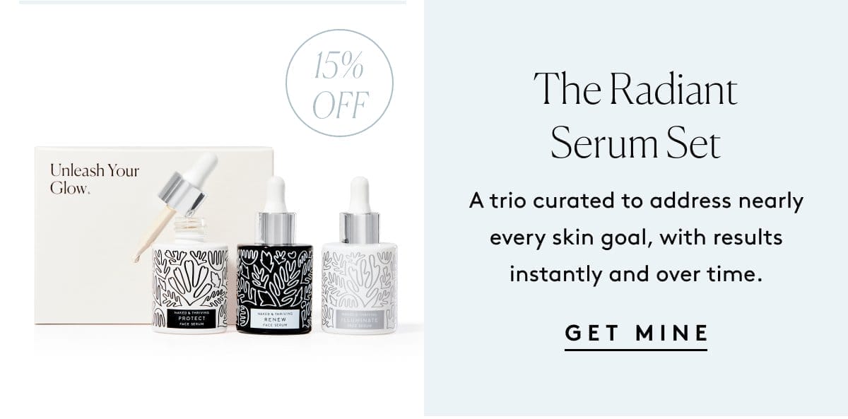 The Radiant Serum Set