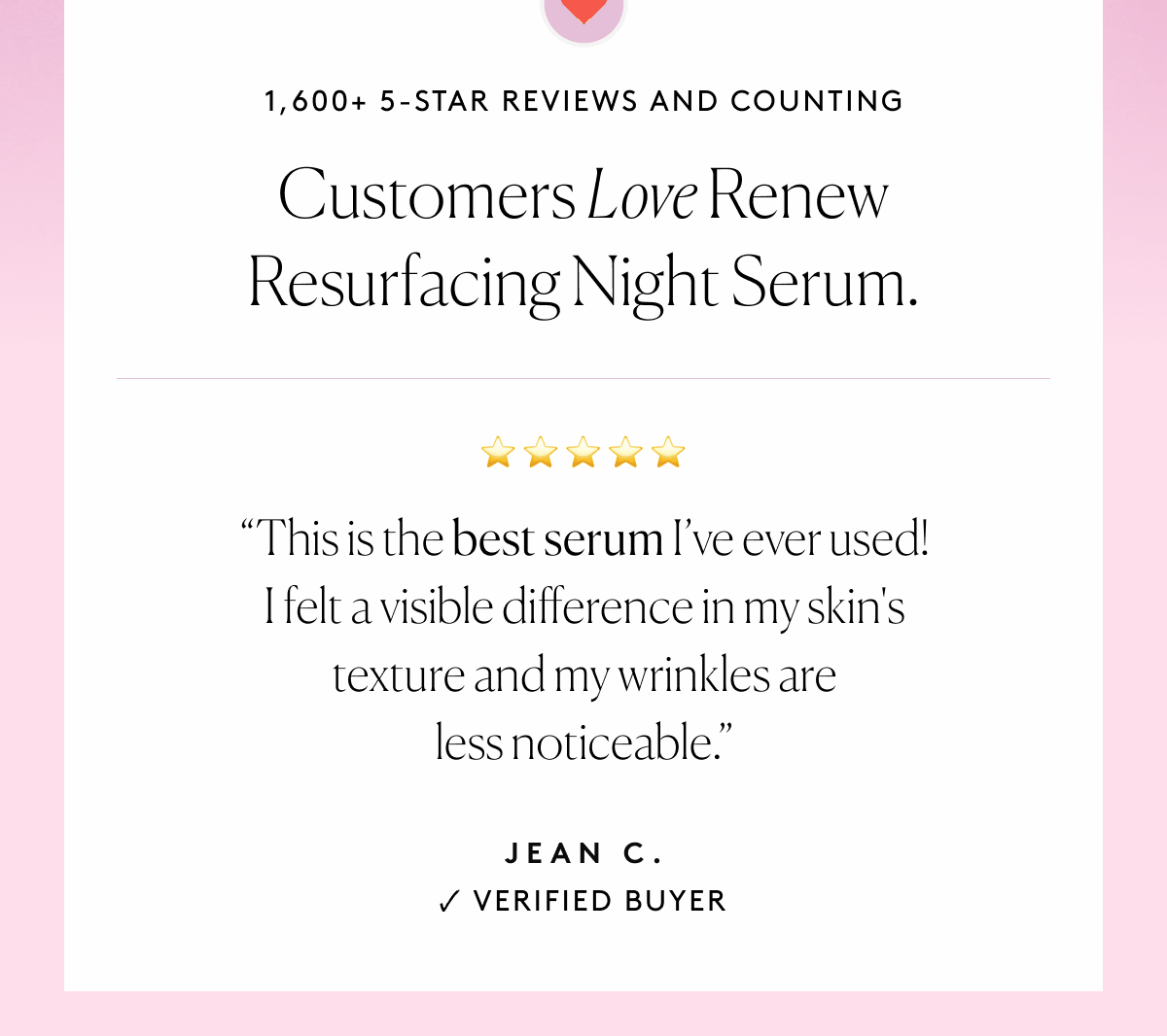 Customers Love Renew