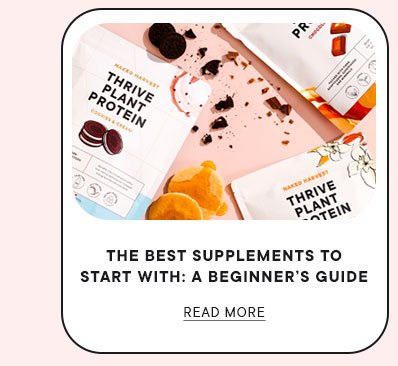The Best Supplements to start with: A beginner's Guide