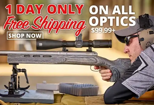 1 Day Only Free Shipping on All Optics \\$99.99+ • Restrictions Apply • Use Code FS240418