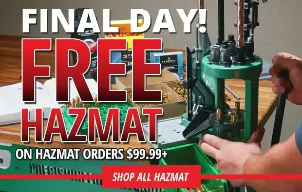 FINAL DAY for Free Hazmat on Hazmat Orders \\$99.99+ • Restrictions Apply • Use Code FH240509