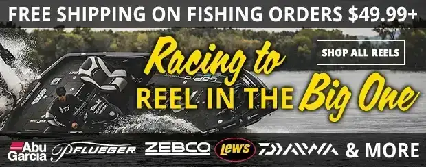 Free Shipping on All Fishing Orders \\$49.99+ No Promo Code Required