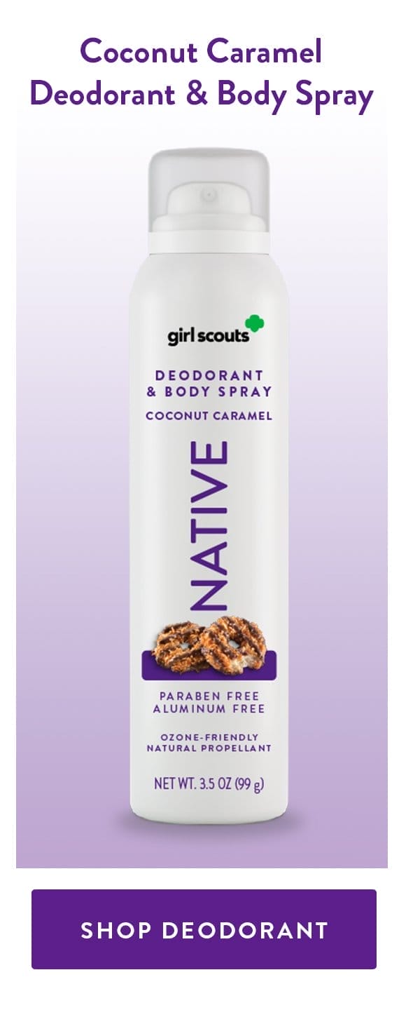 Coconut Caramel Deodorant and Body Spray | SHOP DEODORANT
