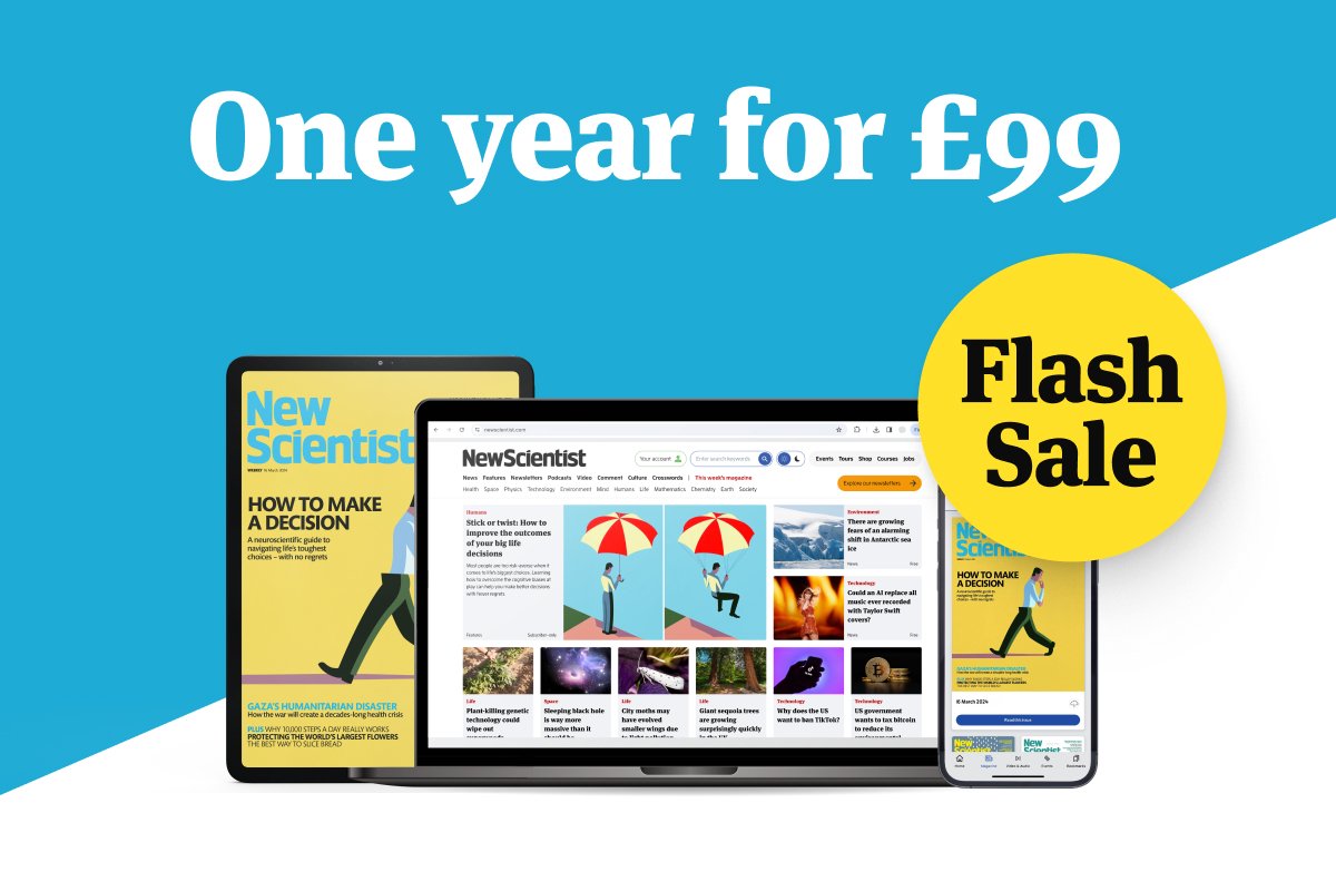 Flash sale - one year for £99. Image links to offer.