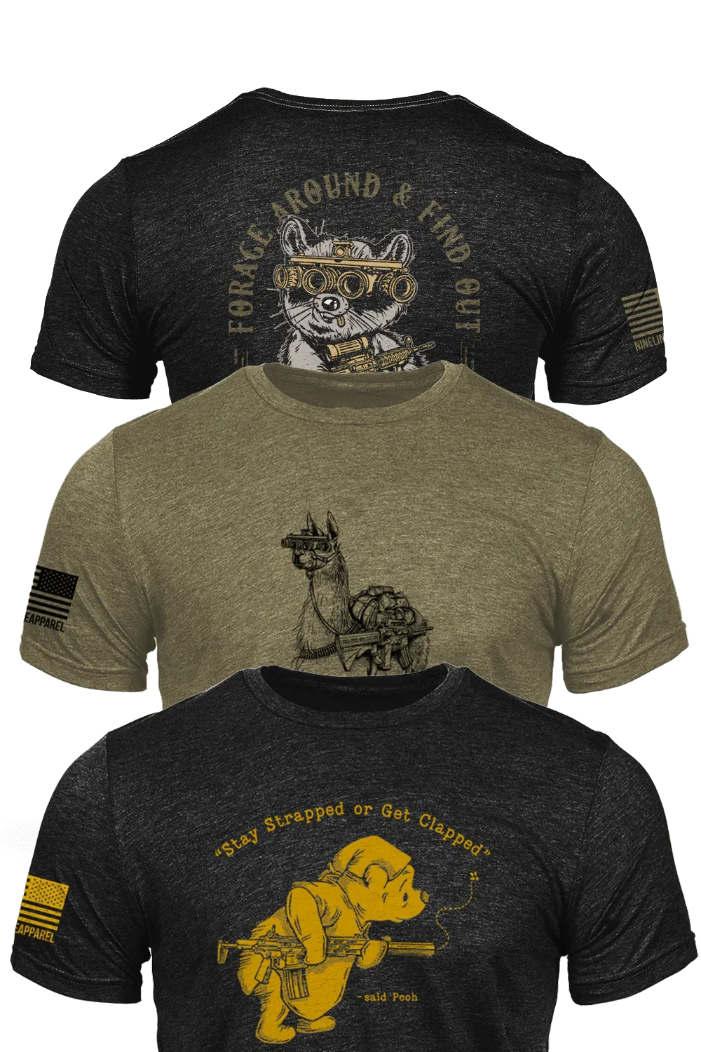 Image of T-Shirt 3-Pack - The Animal House Pack