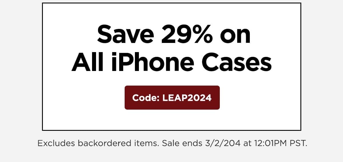 Leap Year Sale