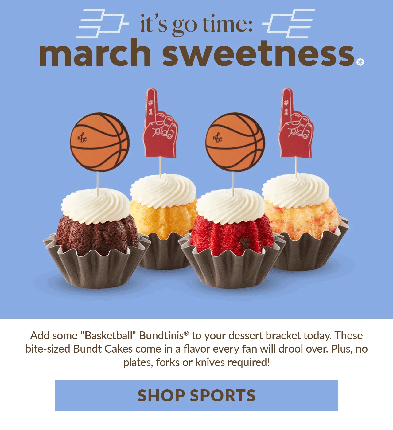 it's go time: march sweetness