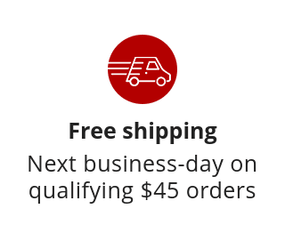 FREE Next-Business-Day Shipping - On qualifying \\$45 Order | Get alerts, sales and more through text