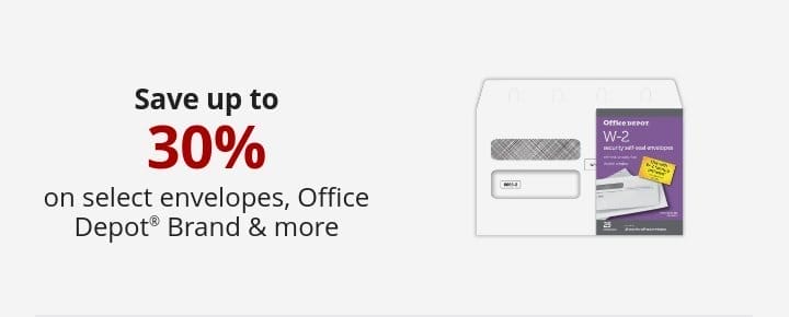 Save up to 0.3 on select envelopes