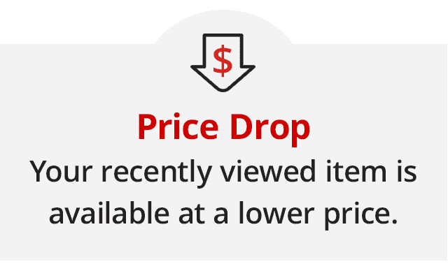 The price of an item you recently viewed has changed