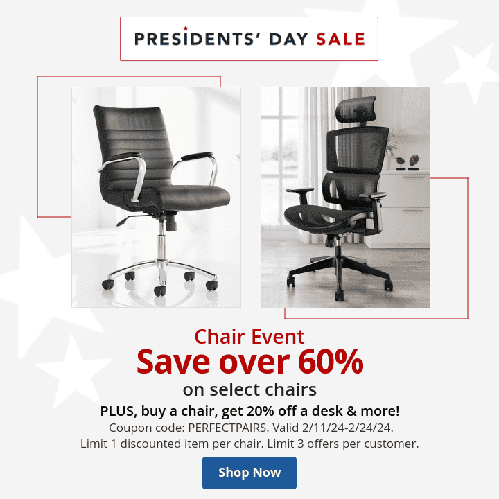 Save over 60% on select chairs