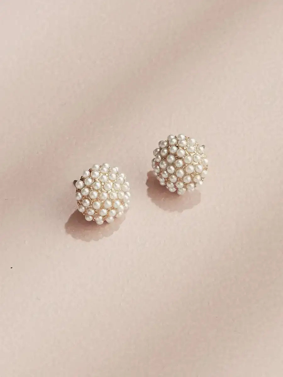 Image of Pearl Pave Studs