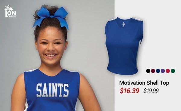 ION CHEER LEAGUE MOTIVATION SHELL TOP