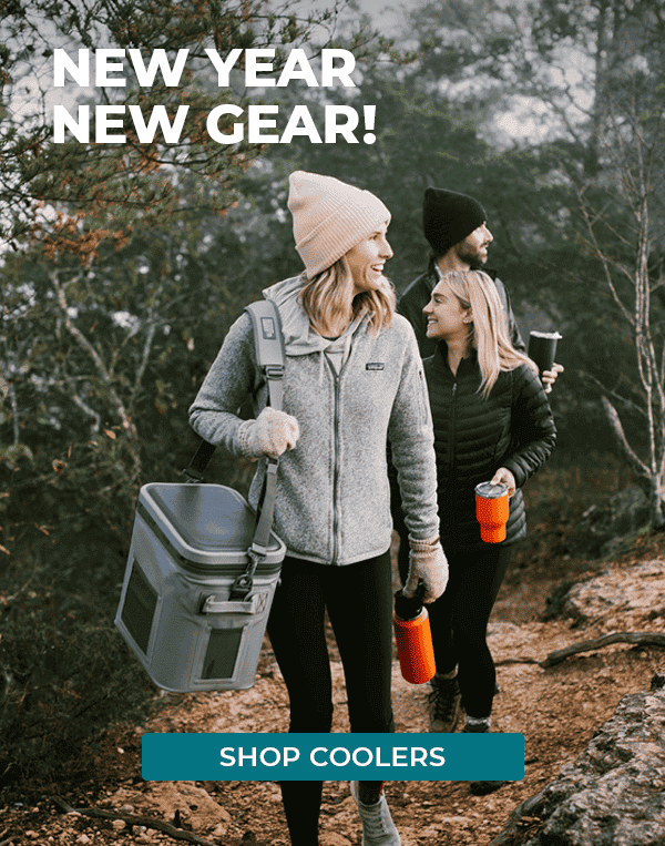 New year, new adventures! Shop coolers for every occasion