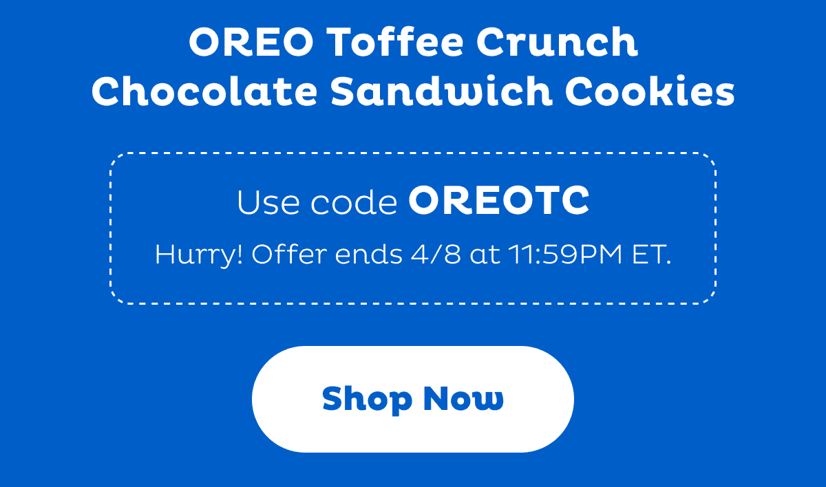 OREO Toffee Crunch Chocolate Sandwich Cookie Packs