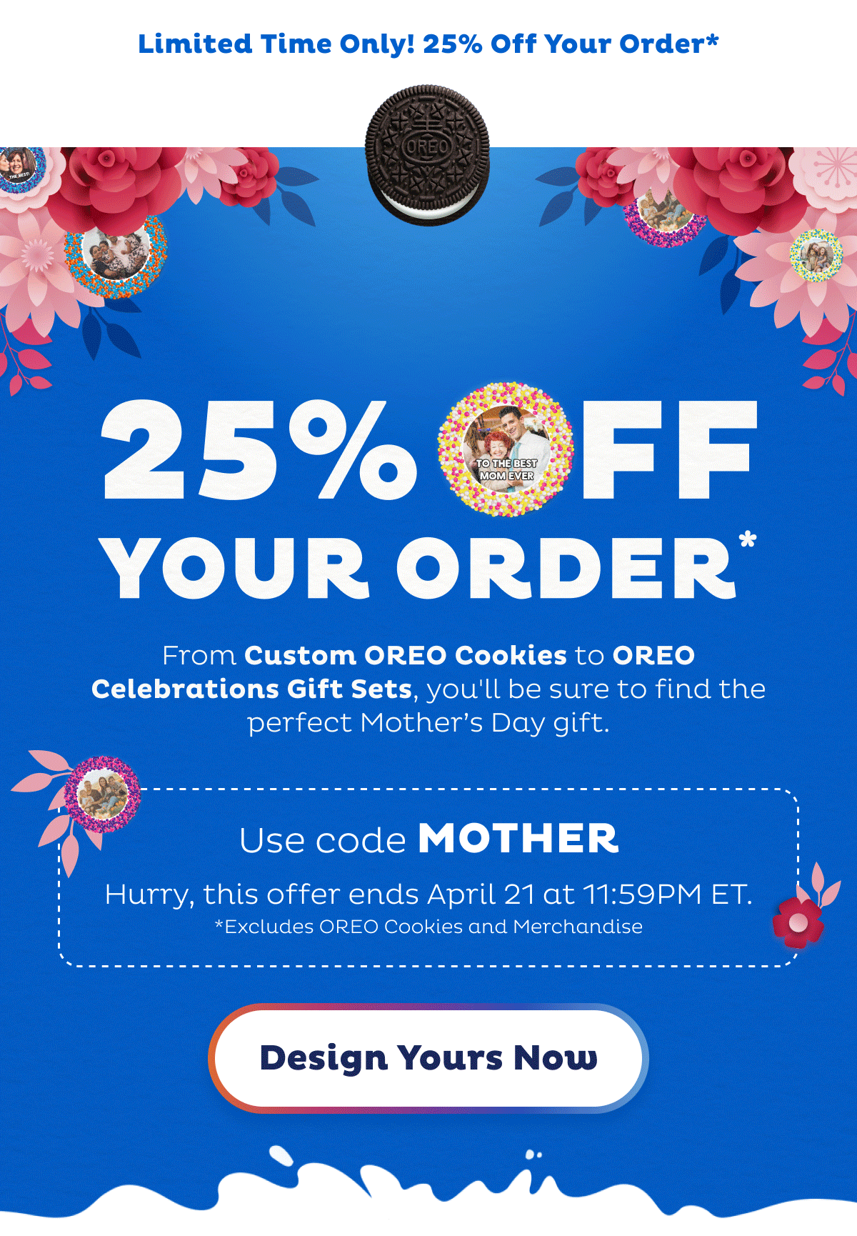 25% off your order with code MOTHER