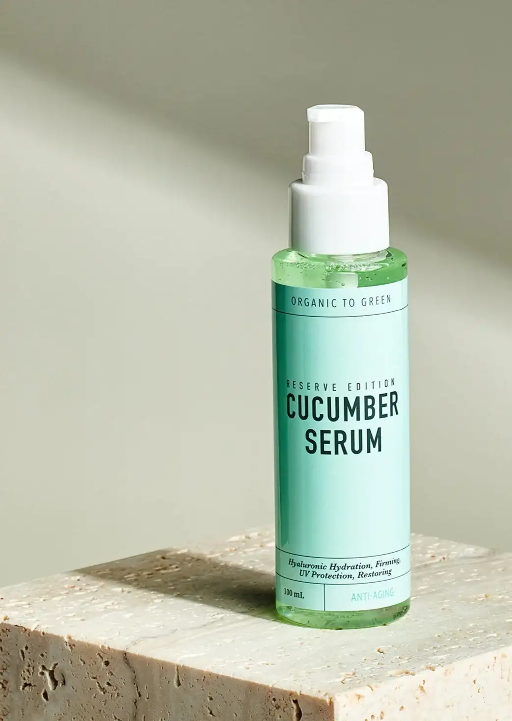 Image of CUCUMBER SERUM - RESERVE EDITION – FOR ANTI-AGING - HYALURONIC HYDRATION, FIRMING, UV PROTECTION, RESTORING