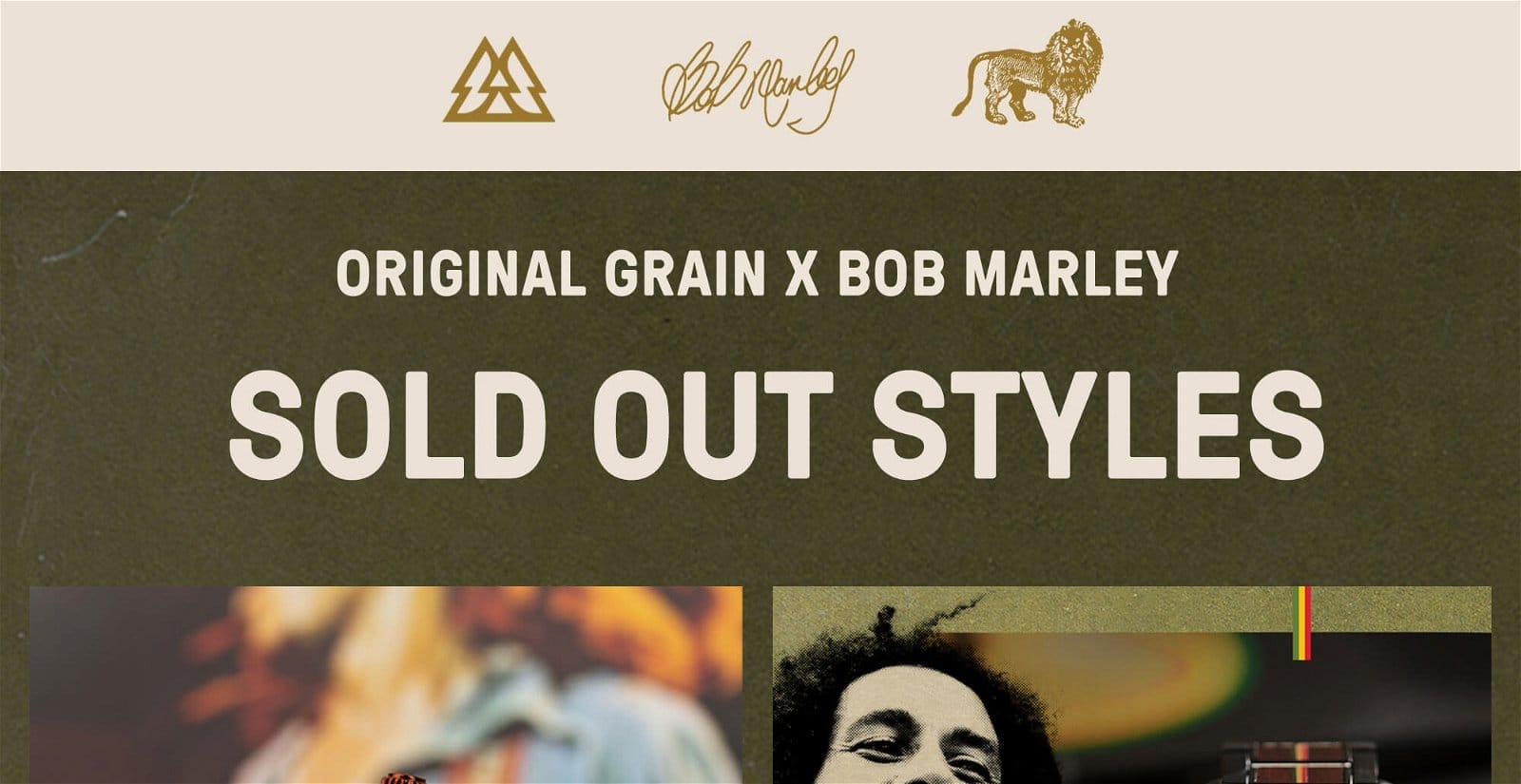 Shop Original Grain's Partnership with Bob Marley