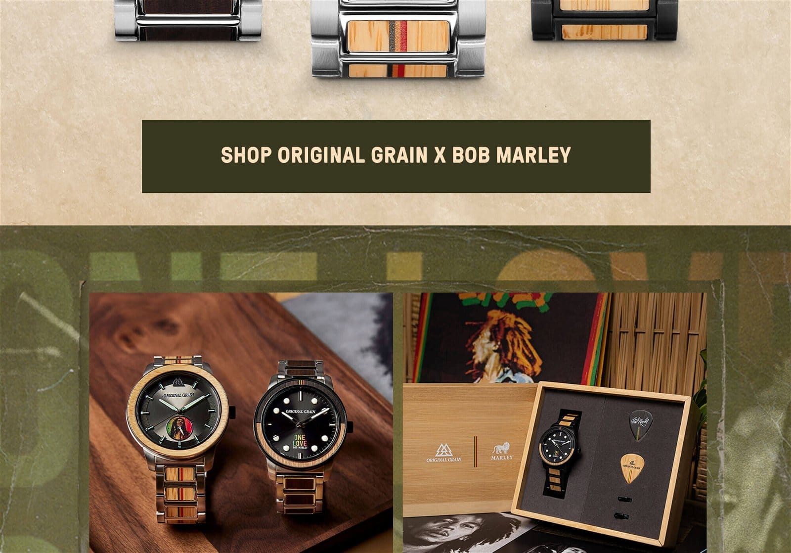 Click Here to Shop Original Grain's x Bob Marley