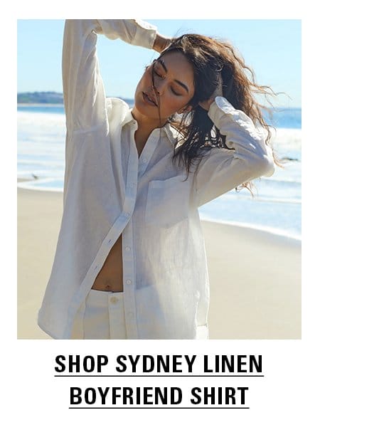 Sydney Linen Boyfriend Shirt