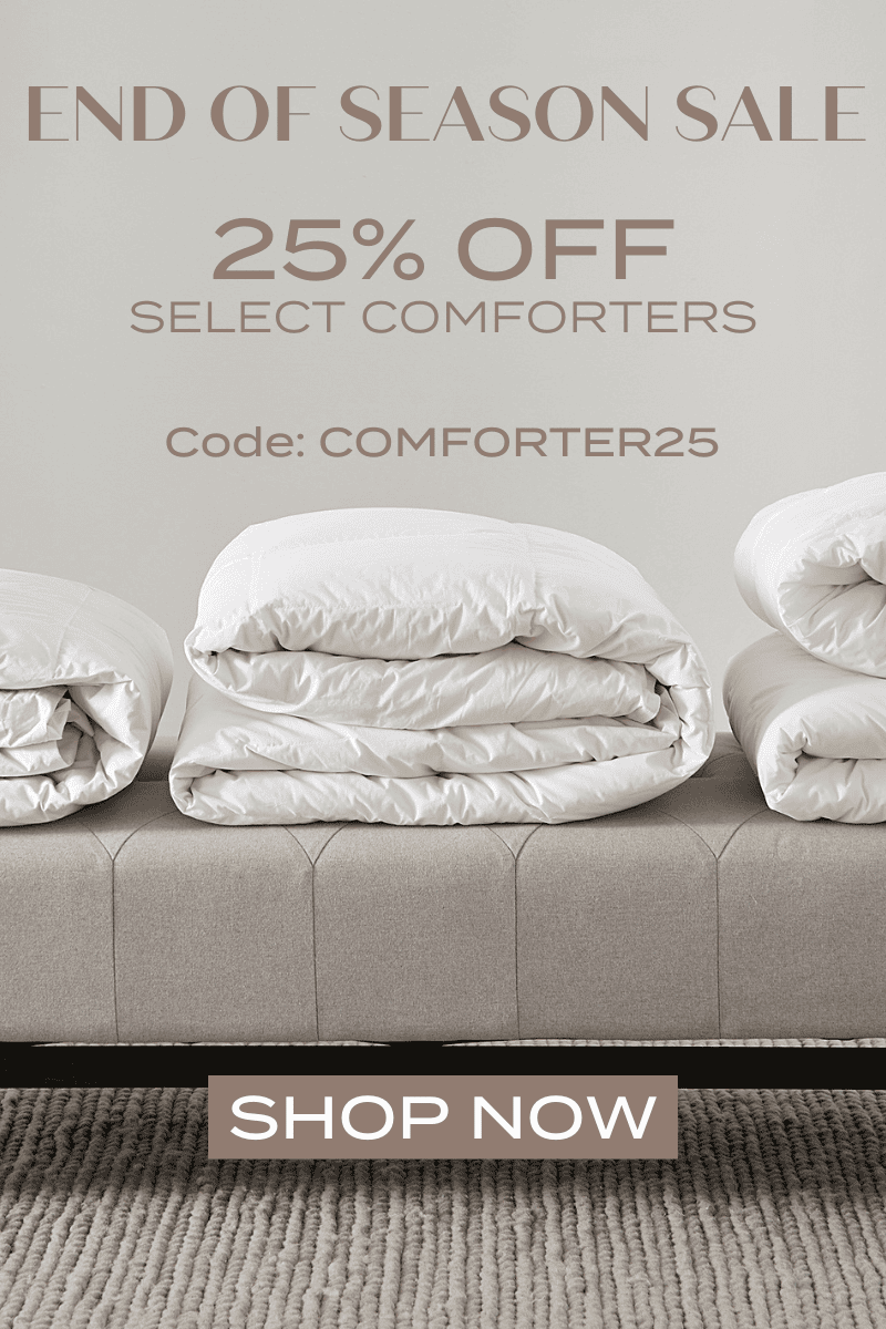 25% Off Select Comforters