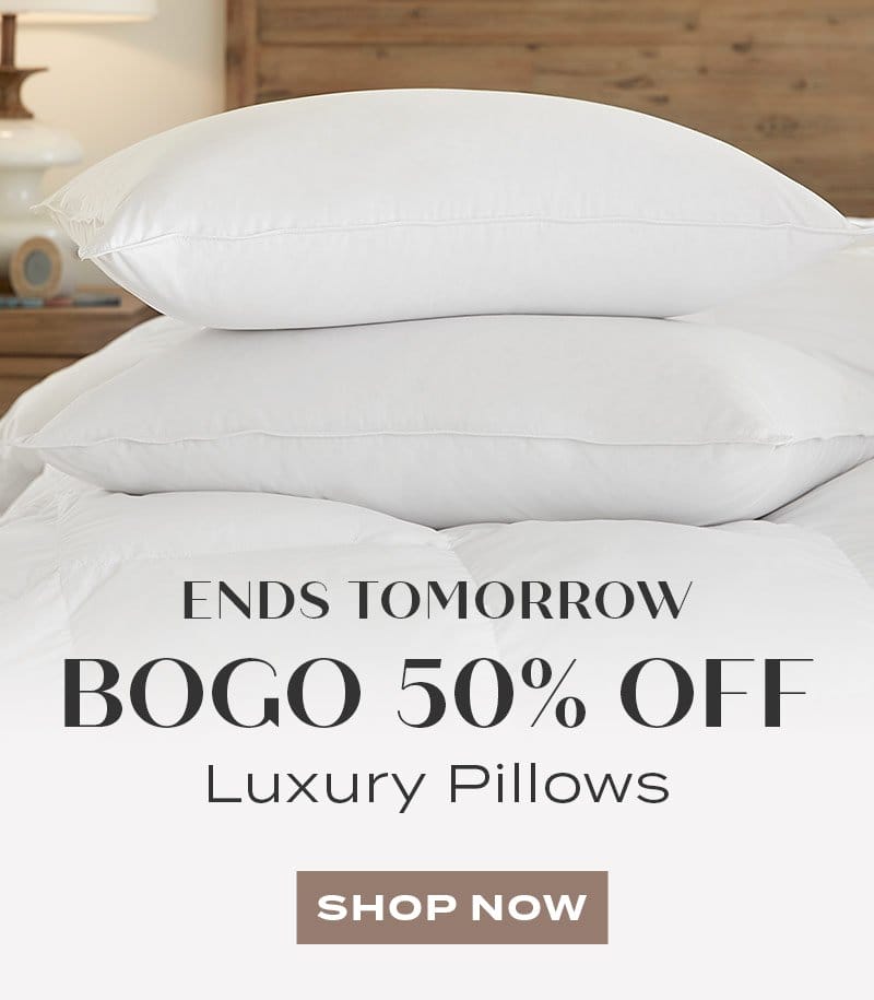 Pillows BOGO 50% OFF