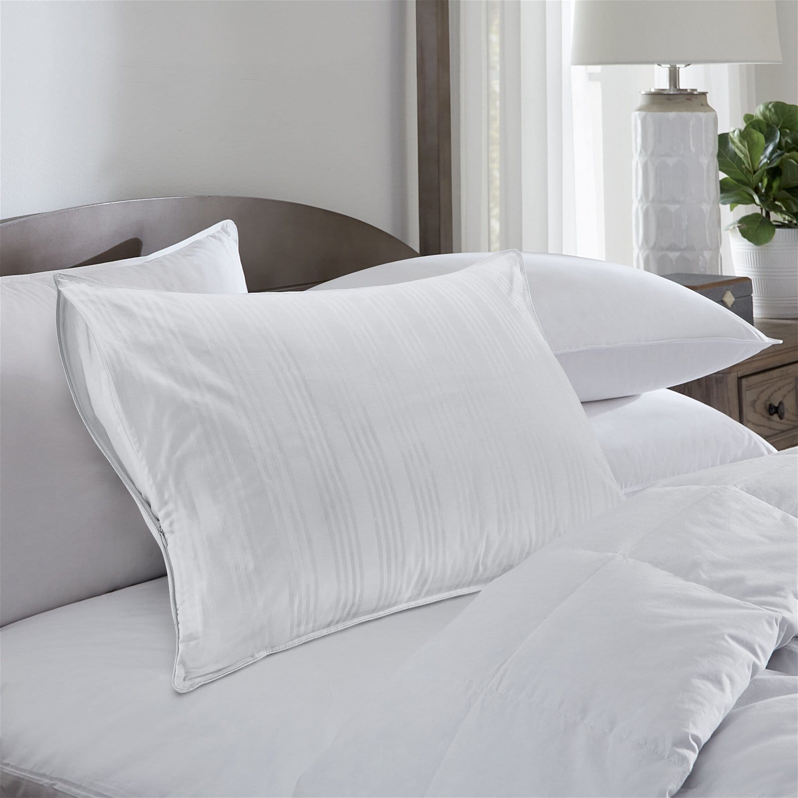 Luxury Cotton Pillow Protector, Standard/Queen