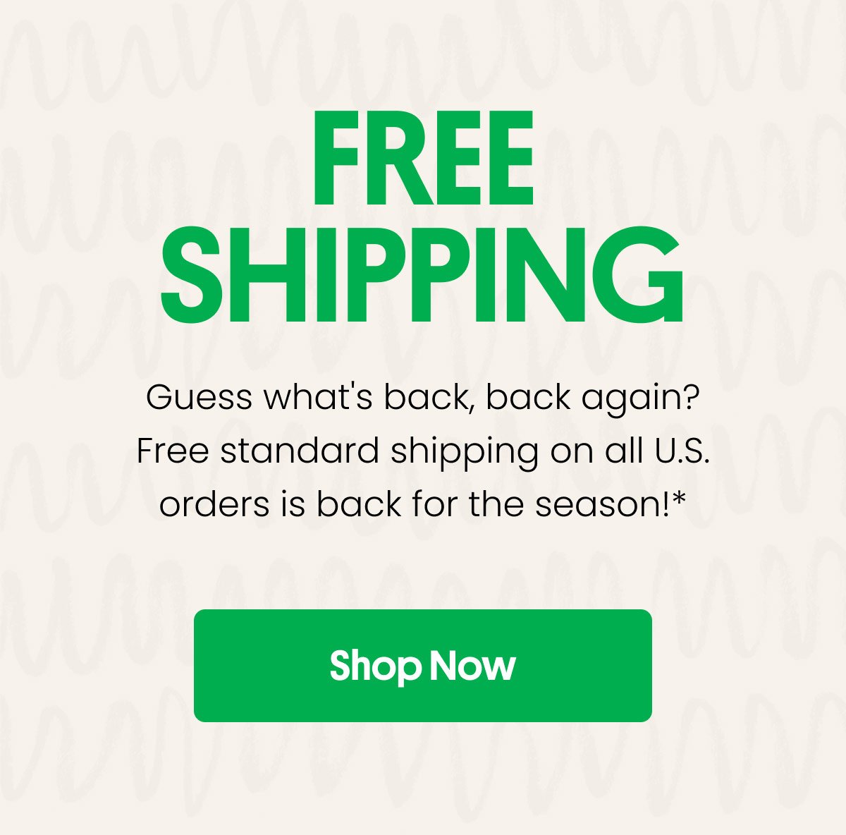 FREE SHIPPING