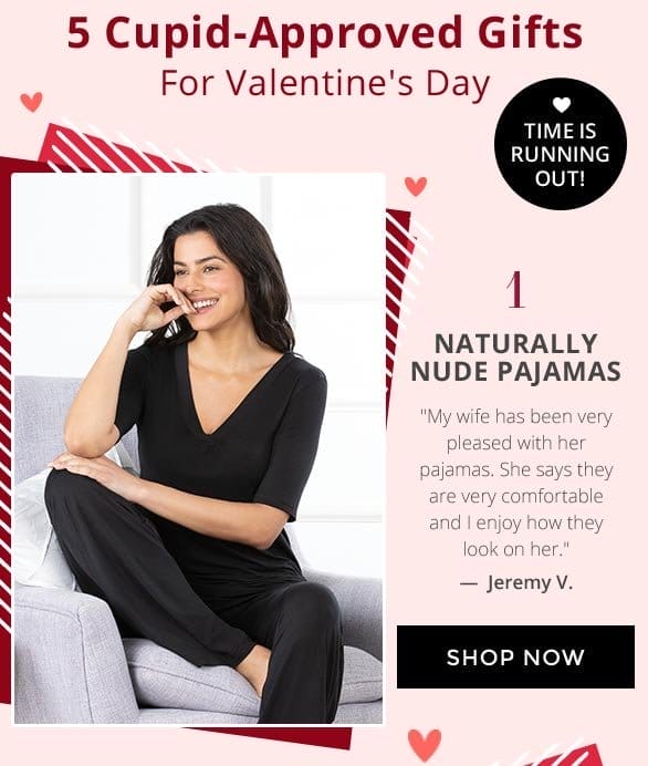 Naturally Nude Pajamas - Solid Black