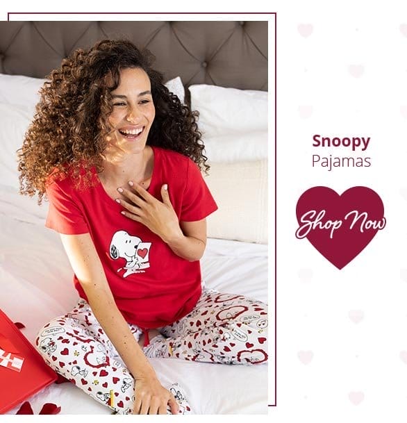 Snoopy's Valentine Pajamas