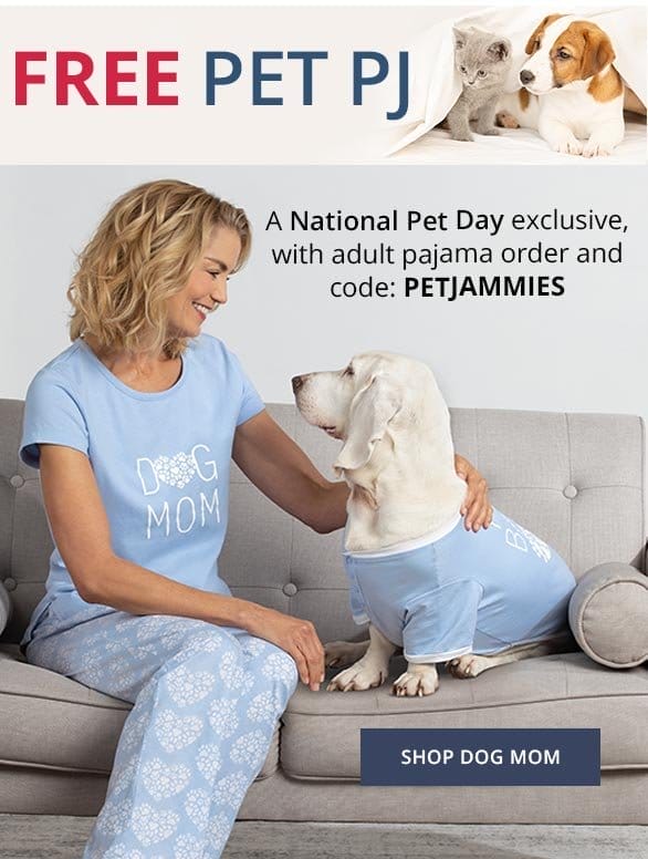 Dog Mom & Fur Baby Matching Pet & Owner PJs