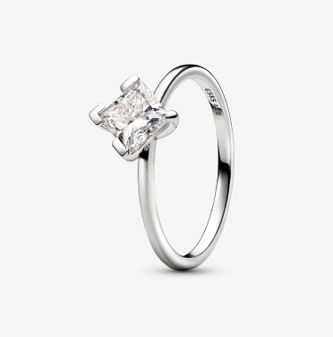 Pandora Nova Lab-grown Diamond Ring 1.00 carat tw 14k White Gold