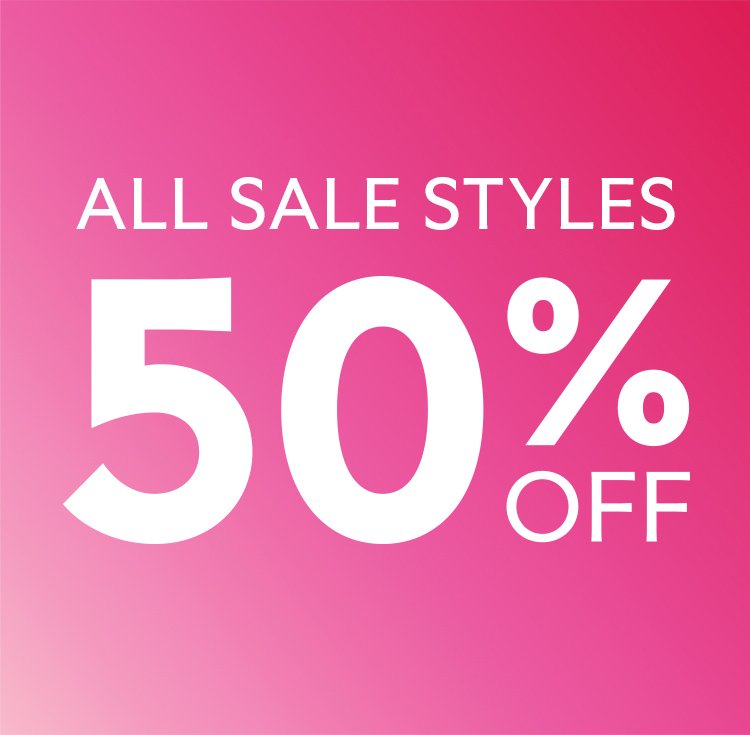 Up to 50% off sale