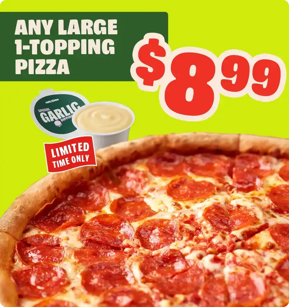 Any Large 1-Topping Pizza 