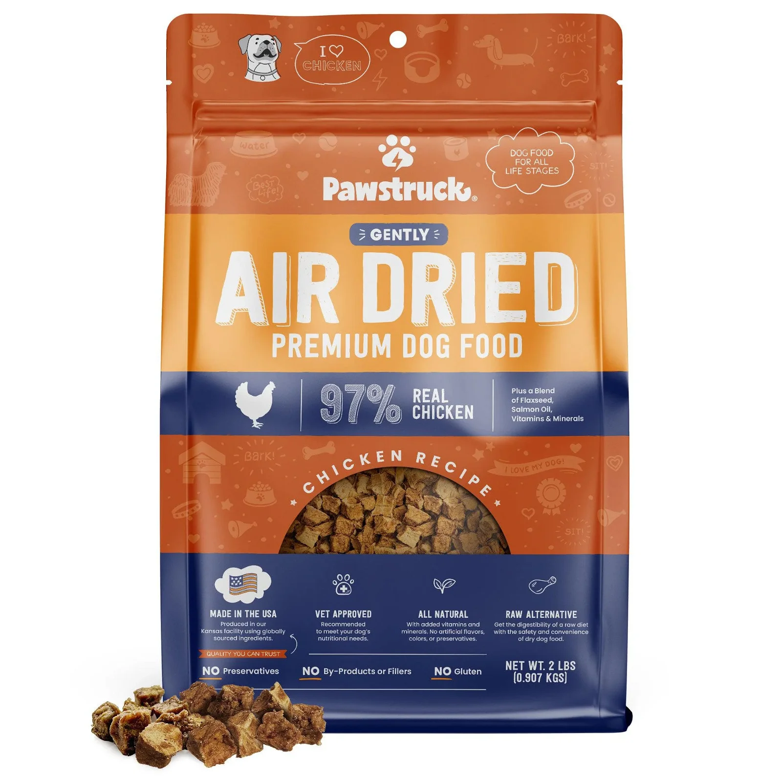 Image of Air Dried Dog Food, Chicken Recipe