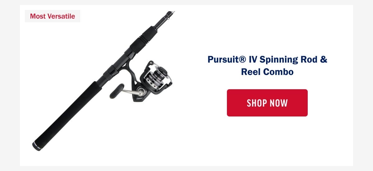 Pursuit® IV Spinning Rod & Reel Comb
