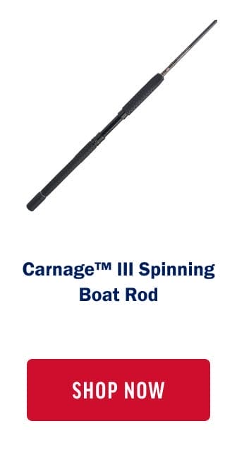 Carnage™ III Spinning Boat Rod