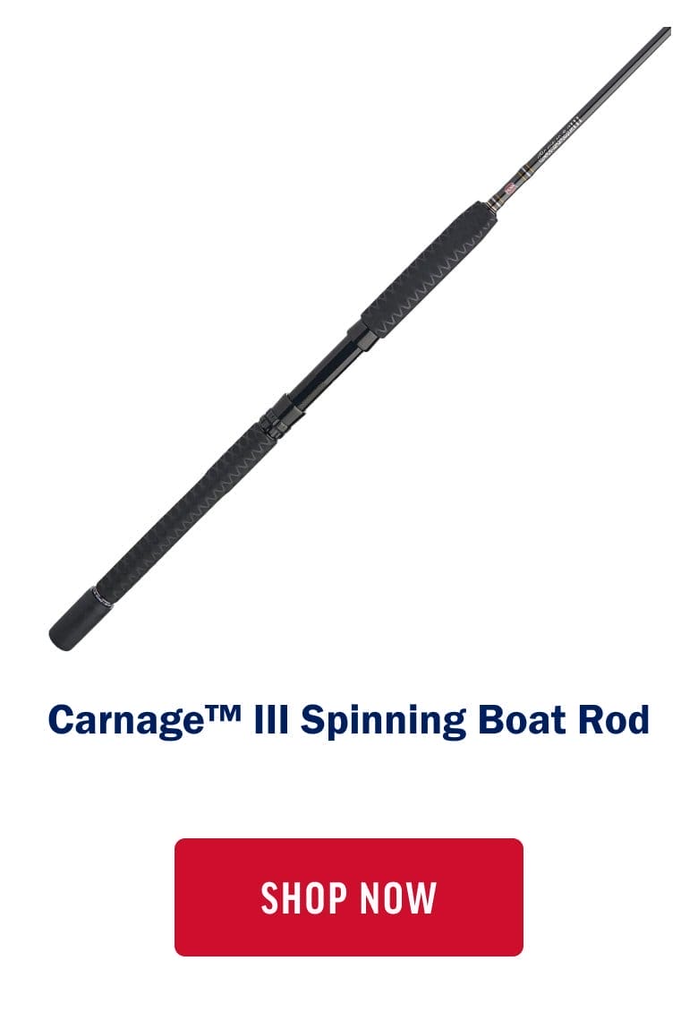 Carnage III Spinning Boat Rod