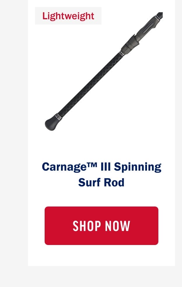Carnage™ III Spinning Surf Rod