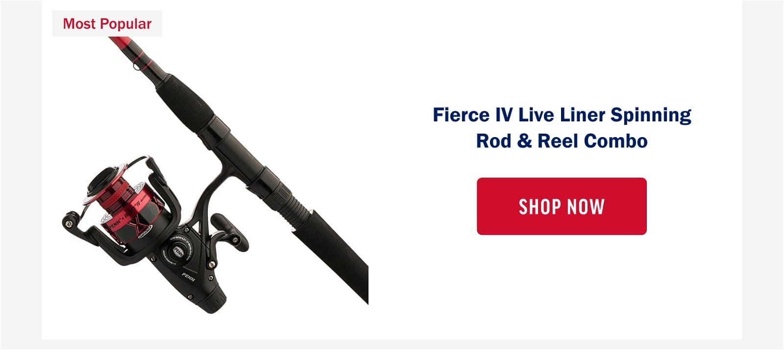 Fierce IV Live Liner Spinning Rod & Reel Combo