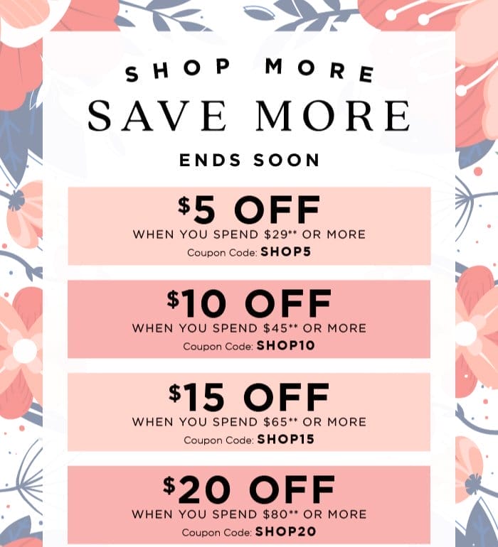 \\$20 Off Coupon For Mother's Day Gifts & More Ends Soon