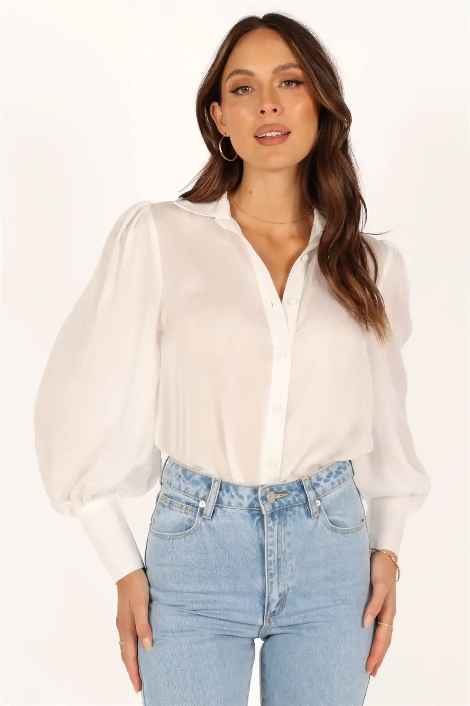 Image of Lenora Shirt - White