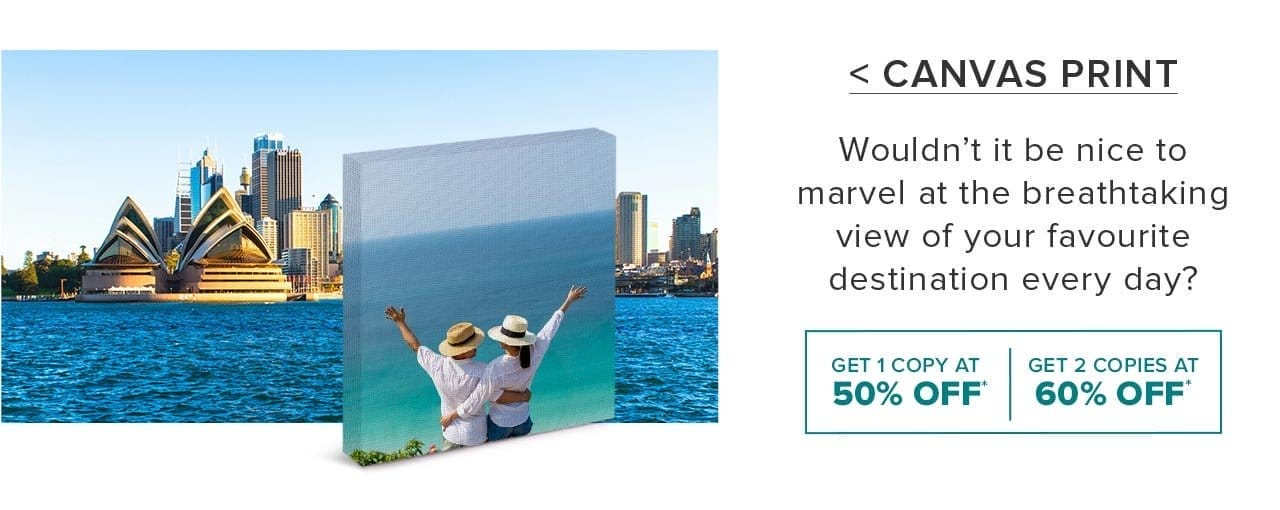 60% OFF* Canvas Print