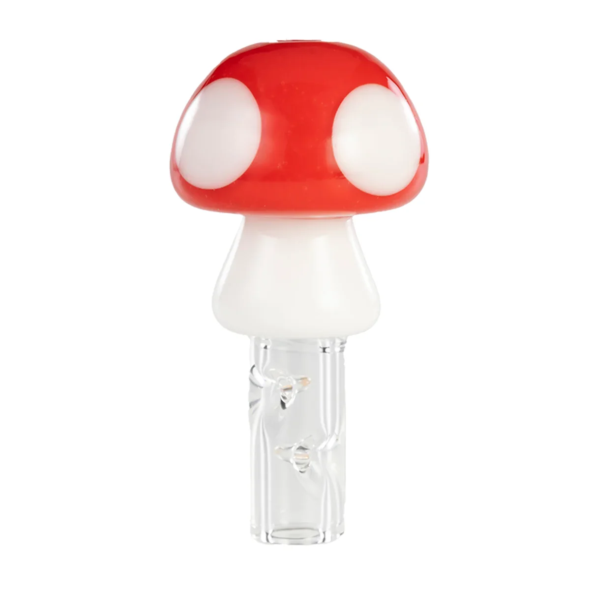 Image of POTV x Empire Glass Red & White Mushroom