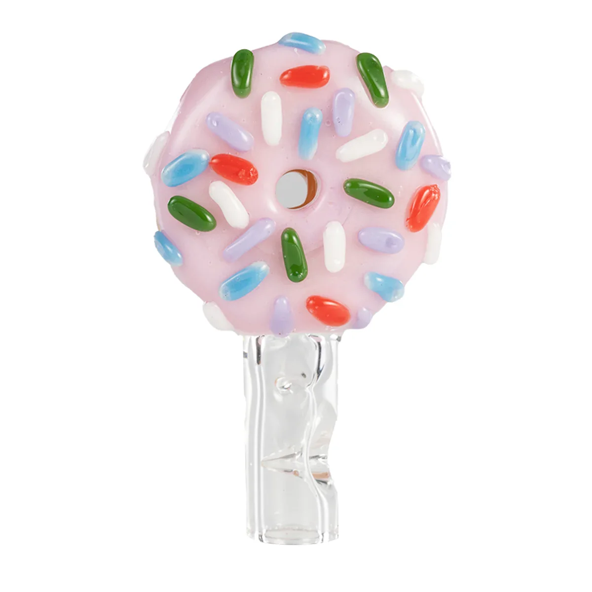 Image of POTV x Empire Glass Pink Frosted Donut