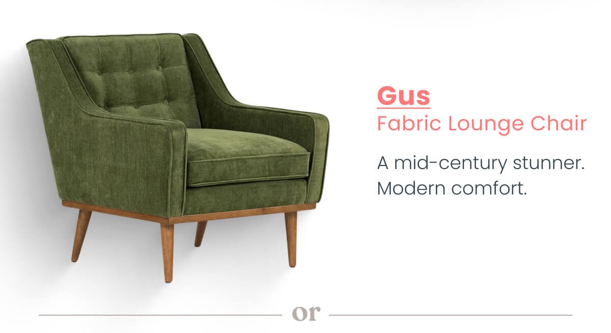 Gus Fabric Lounge Chair