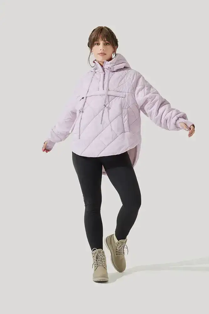 Image of Pillow Packable Puffer Jacket - Orchid Ice